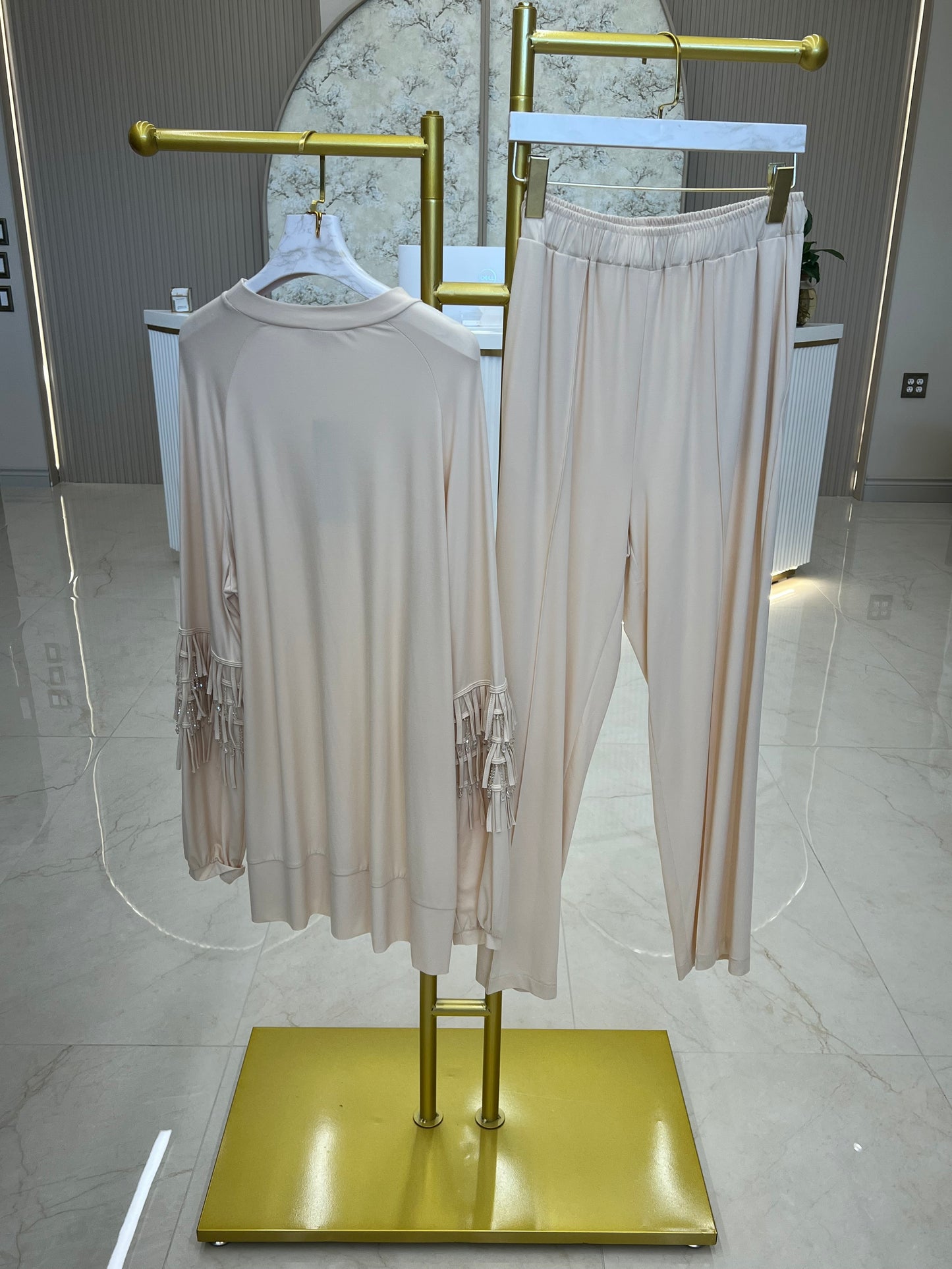 Shirt Set Qupra Beige