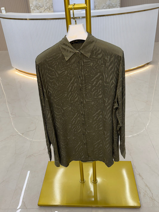 Button Up Shirt Orfeo-Negro